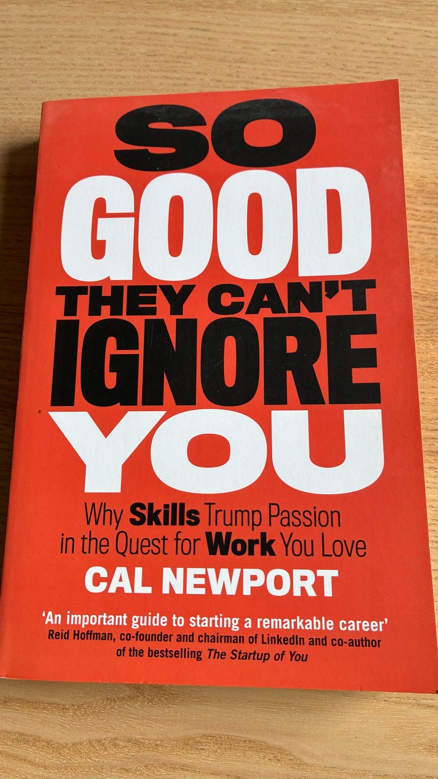 So Good They Can't Ignore You - Cal Newport (Boek), Boeken, Woordenboeken, Ophalen of Verzenden, Gelezen, Engels