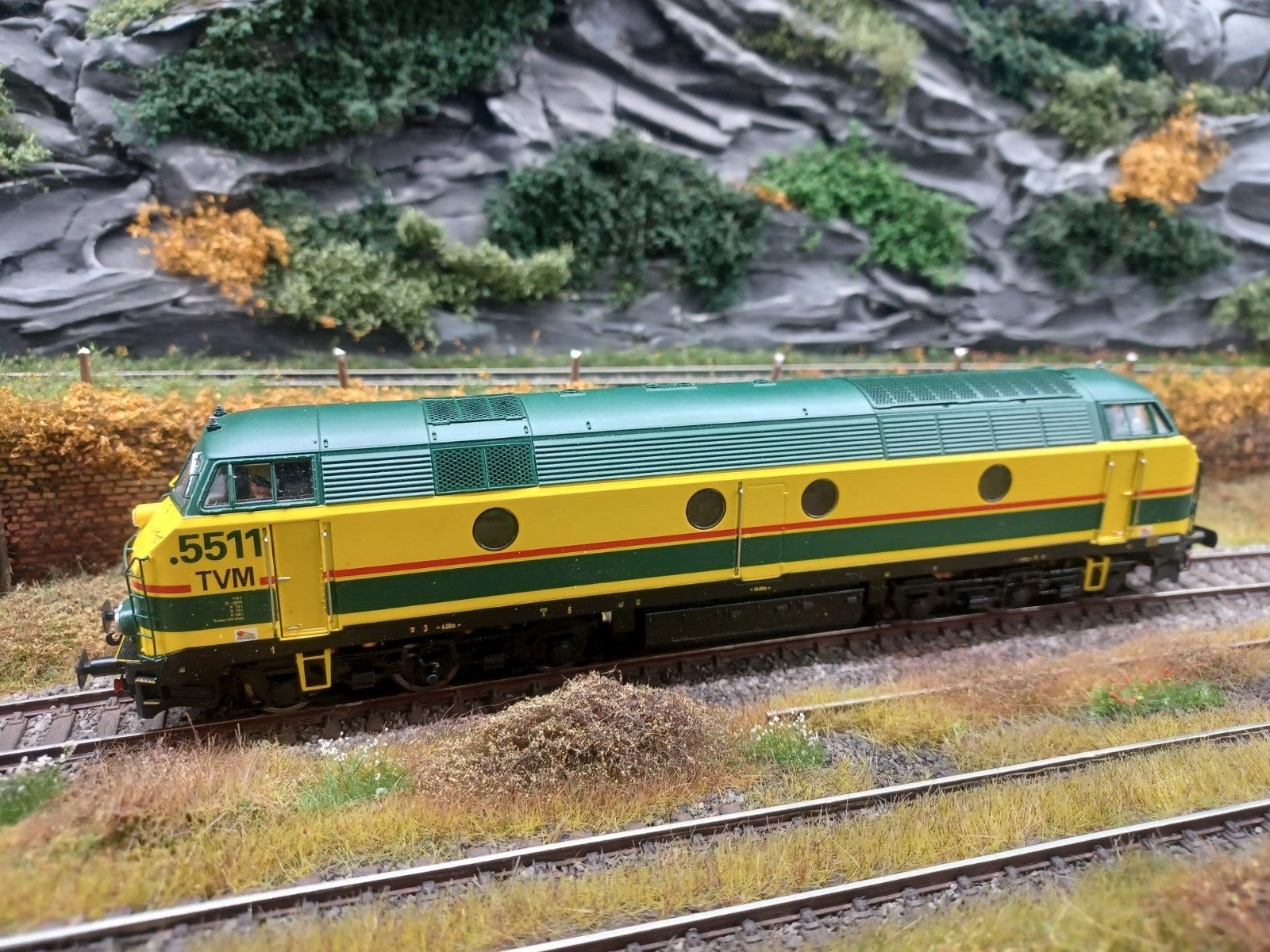 nmbs 5511  b models digitaal sound locomotief licht verweerd, Hobby en Vrije tijd, Ophalen of Verzenden, Zo goed als nieuw, Gelijkstroom