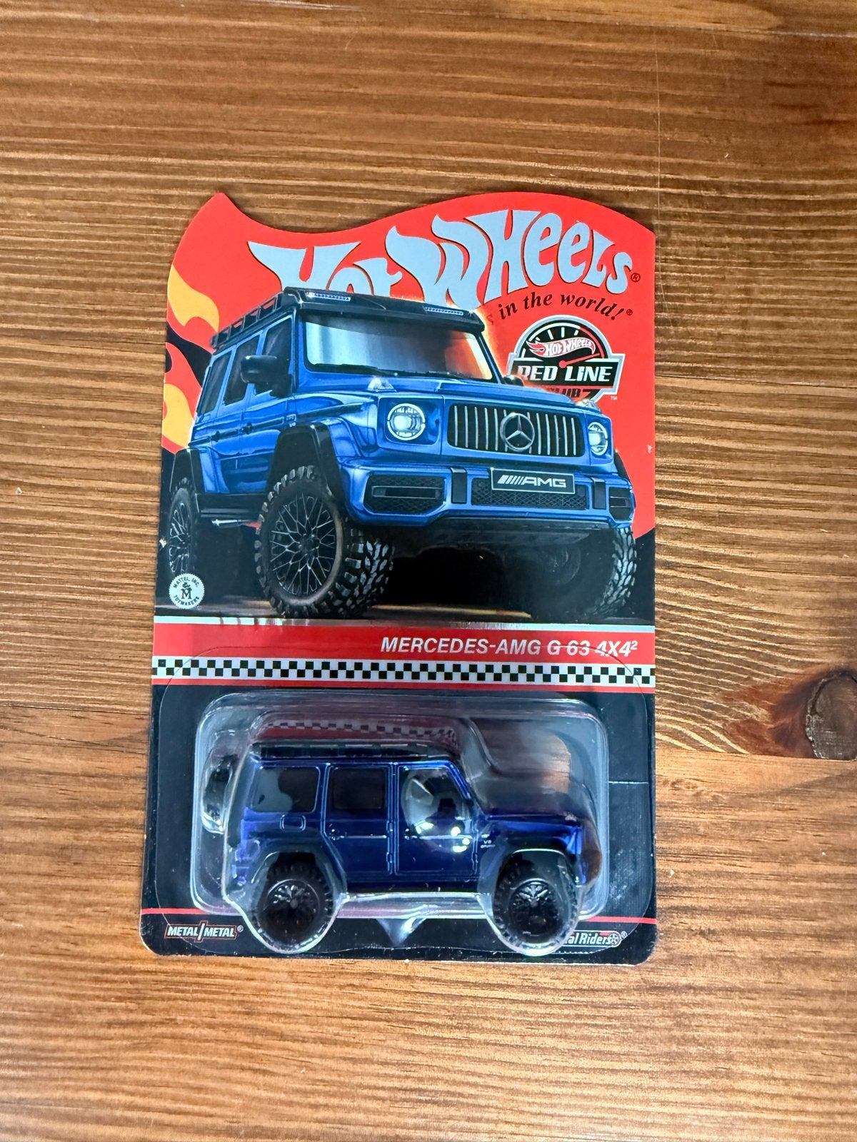Hot Wheels Mercedes-AMG G 63 4x4² Red Line Club, Overige merken, 1:50 of kleiner, Auto, Nieuw