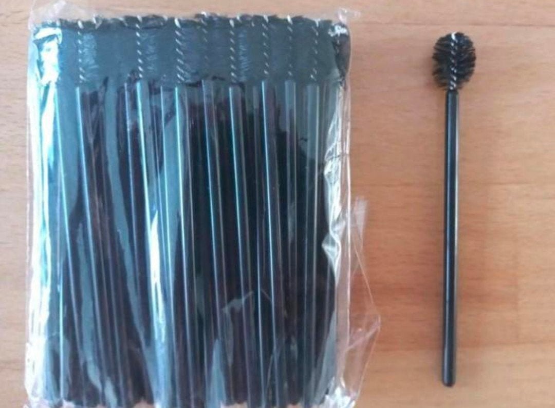 Wimperextensions borstels kort zwart x40, Zwart, Nieuw, Ophalen of Verzenden, Handen en Nagels