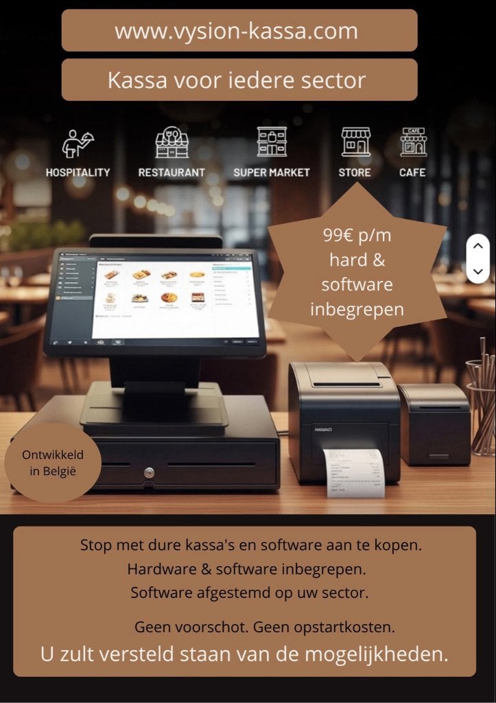 kassa voor horeca en winkels, Zakelijke goederen, Kantoor en Winkelinrichting | Kassa's en Betaalsystemen, Ophalen of Verzenden