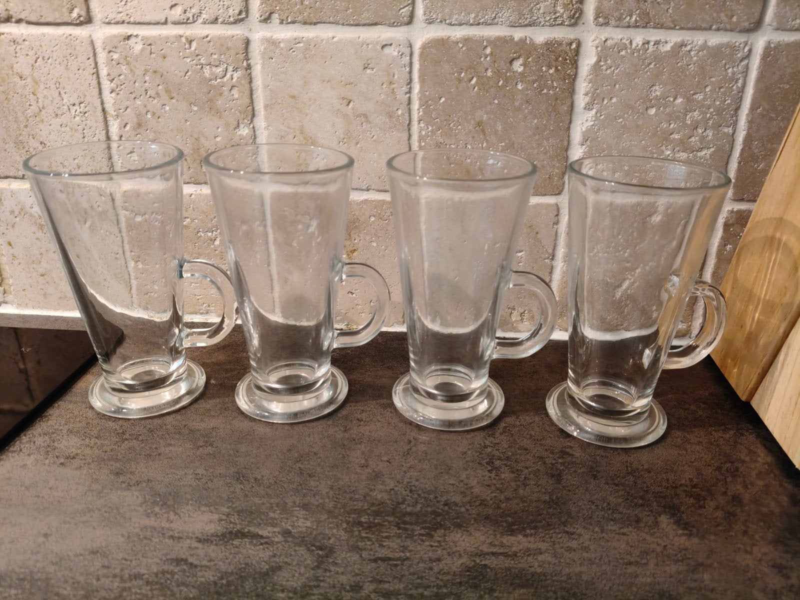 4 latte macchiato glazen, Ophalen, Zo goed als nieuw, Overige typen