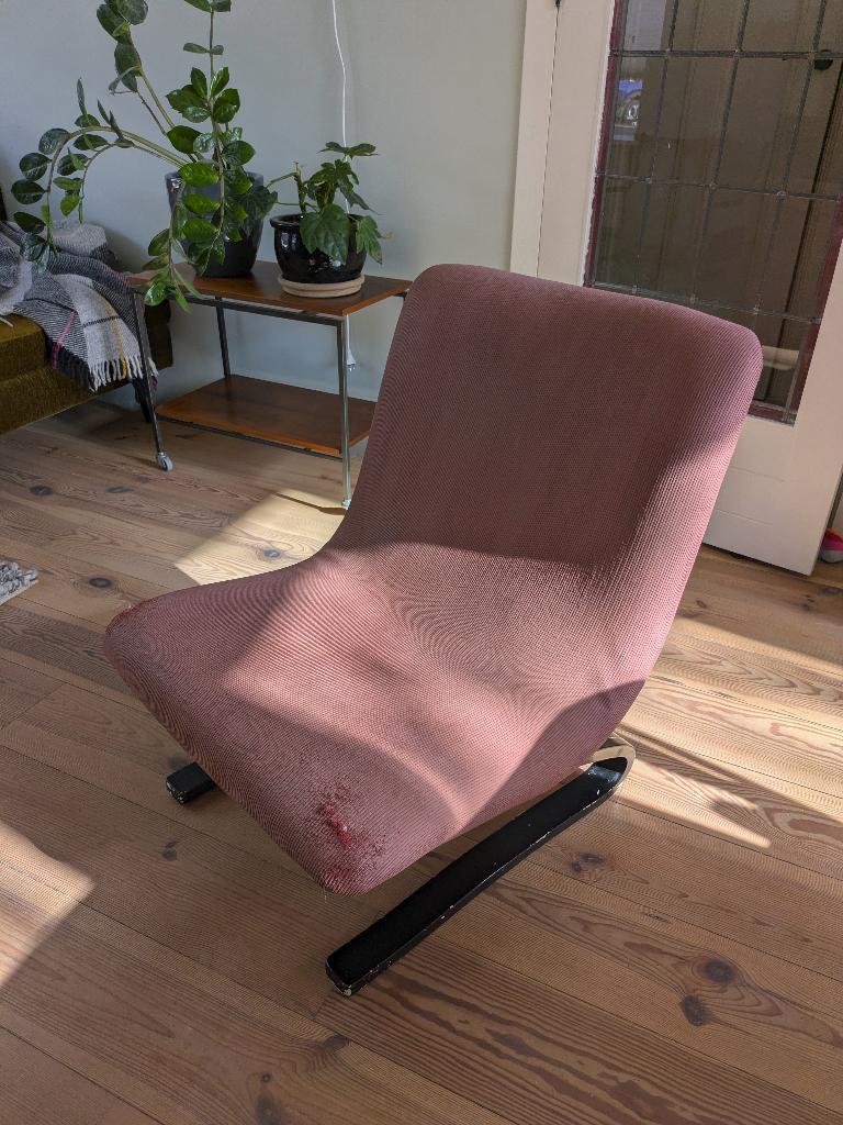 Design stoel mogelijk prototype Artifort, Ophalen, Gebruikt, Design, vintage, Stof