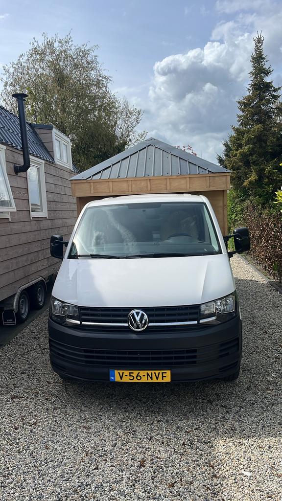 VW Transporter T6  benzine/lpg met afzetunit/ camper, Buscamper of Camperbus, Tot en met 2, Particulier, Koelkast