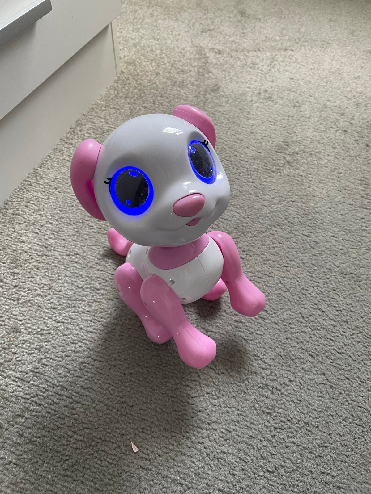Interactieve robot hondje - roze en wit, Ophalen of Verzenden, Zo goed als nieuw, Meisje