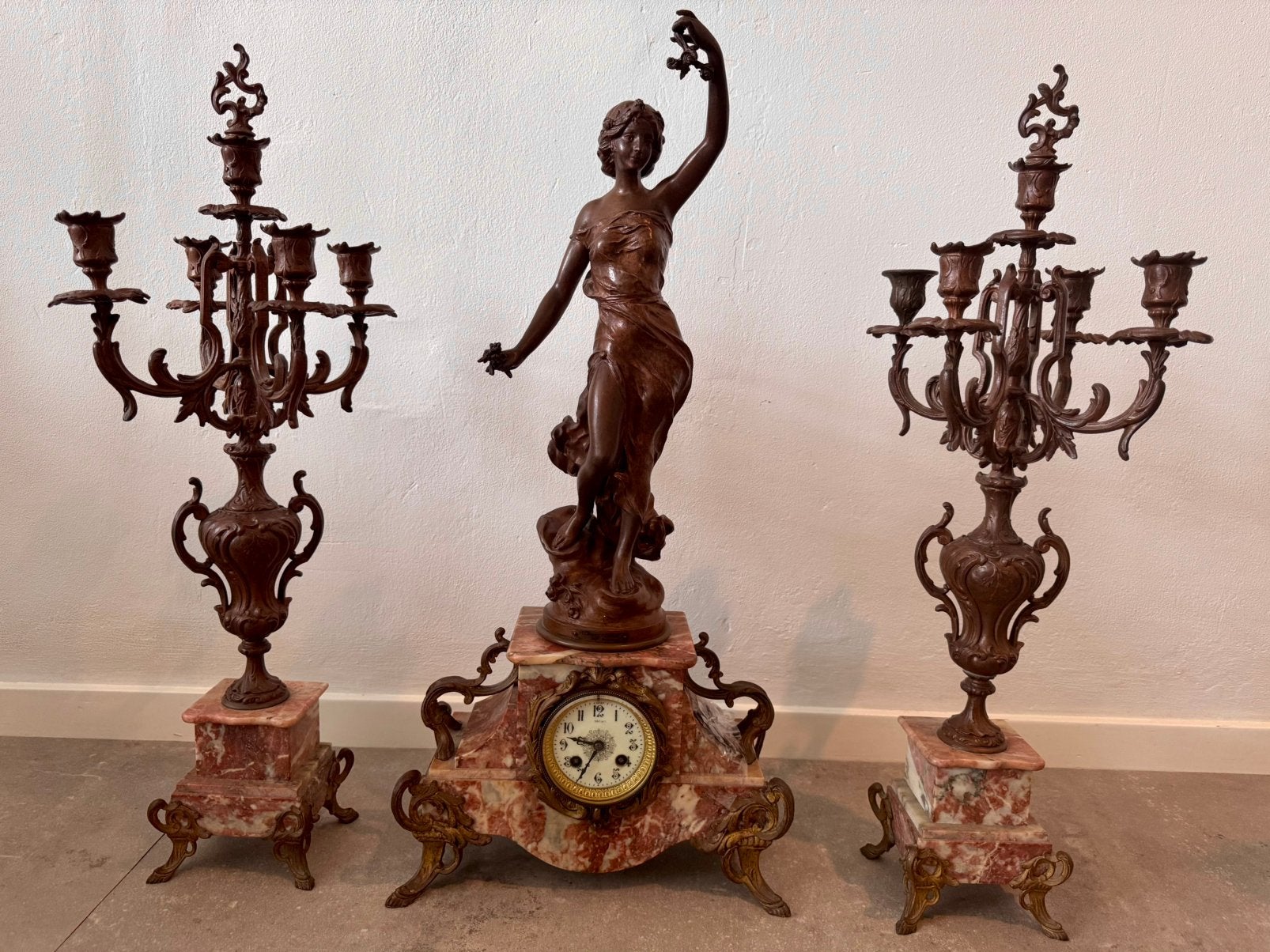 Klokkenstel pendule  - Fée aux Fleurs - Julien Caussé, Ophalen