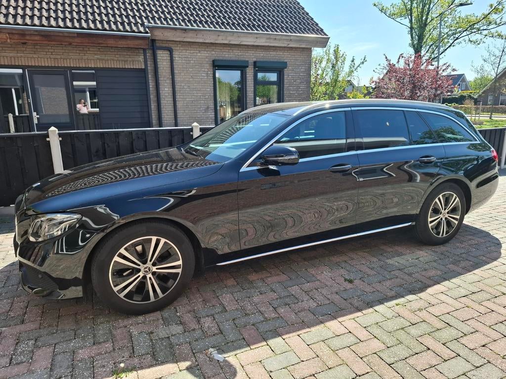 Mercedes-Benz E-Klasse E200 184pk 9G-TRONIC 2019 Zwart, Auto's, Achterwielaandrijving, Zwart, 4 cilinders, Stationwagon