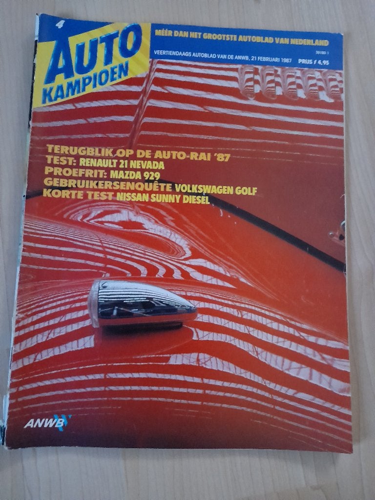 Tijdschrift AUTO KAMPIOEN 1987, Boeken, Ophalen of Verzenden, Gelezen, Sport en Vrije tijd