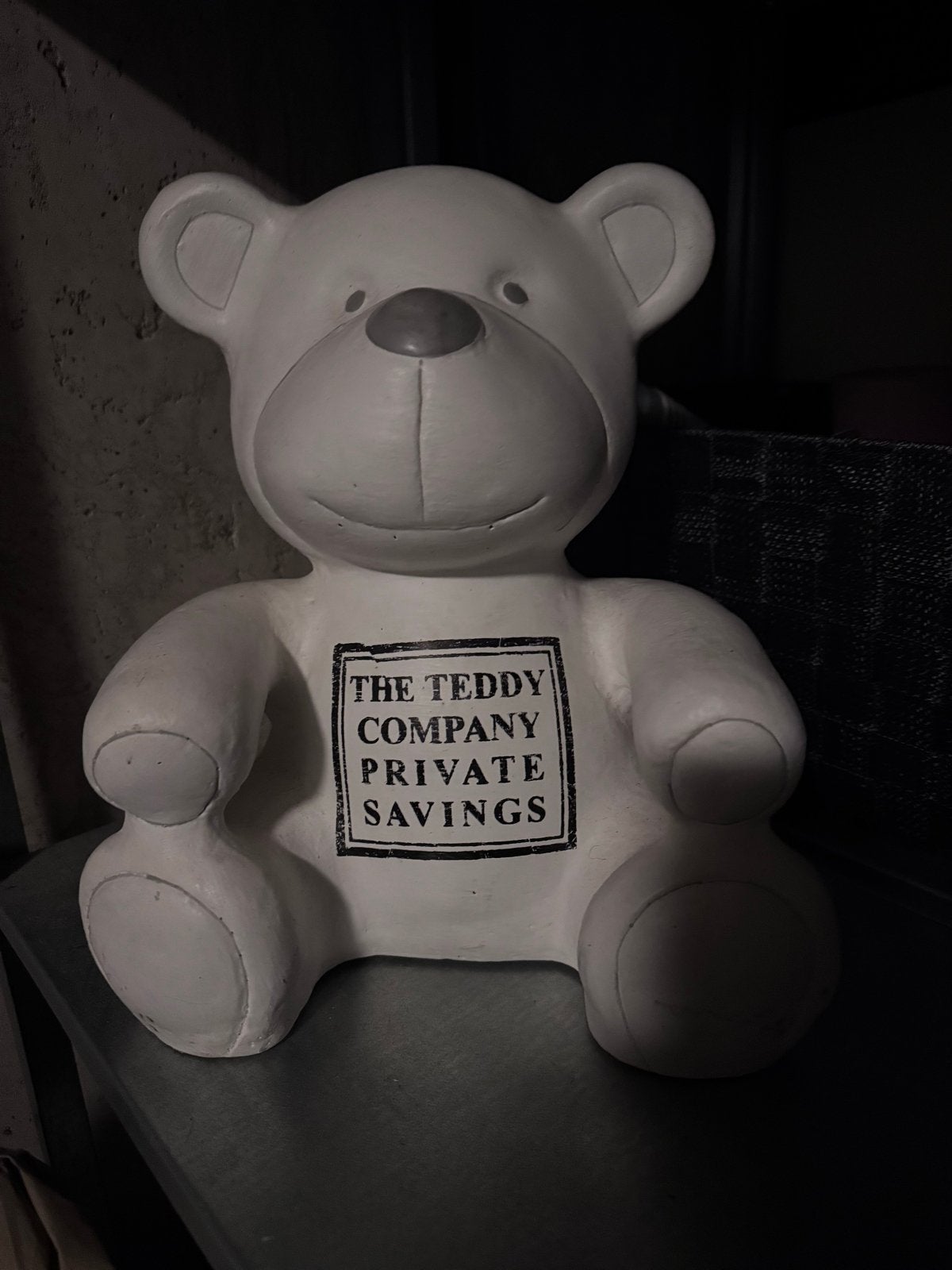 Rivièra Maison Spaarpot Teddybeer - 30x20 cm, Verzamelen, Ophalen, Gebruikt, Steen, Aardewerk of Keramiek, Dier