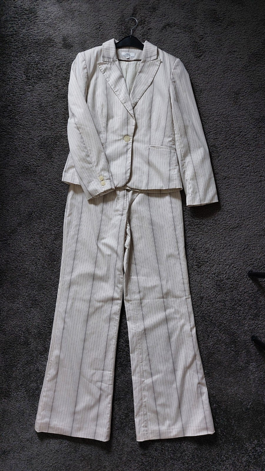 Broekpak maat 40 Steps, Kleding | Dames, Ophalen of Verzenden, Zo goed als nieuw, Maat 38/40 (M), Beige