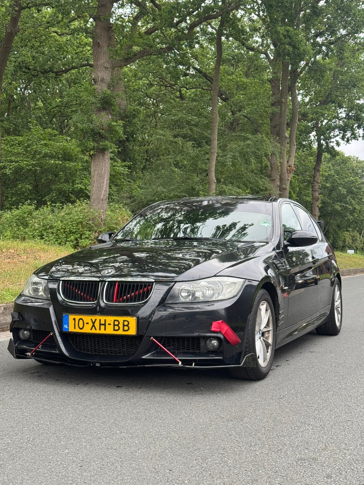 BMW 3-Serie 2.0 I 318 2007 Zwart, Auto's, Achterwielaandrijving, 4 cilinders, 129 pk, Zwart