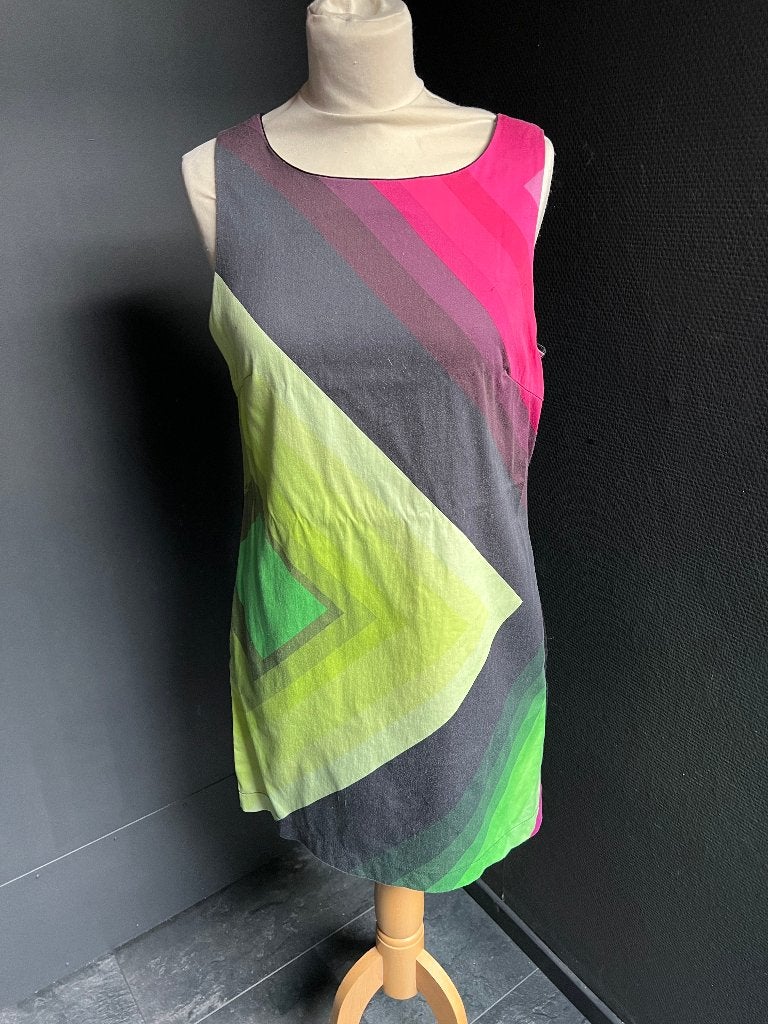 Gekleurde dames jurk Desigual maat 42, Overige kleuren, Maat 42/44 (L), Ophalen of Verzenden, Desigual