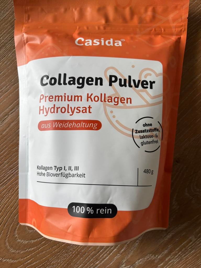 Casida Collageen poeder  type 1, 2 en 3, Verzenden, Nieuw, Poeder of Drank