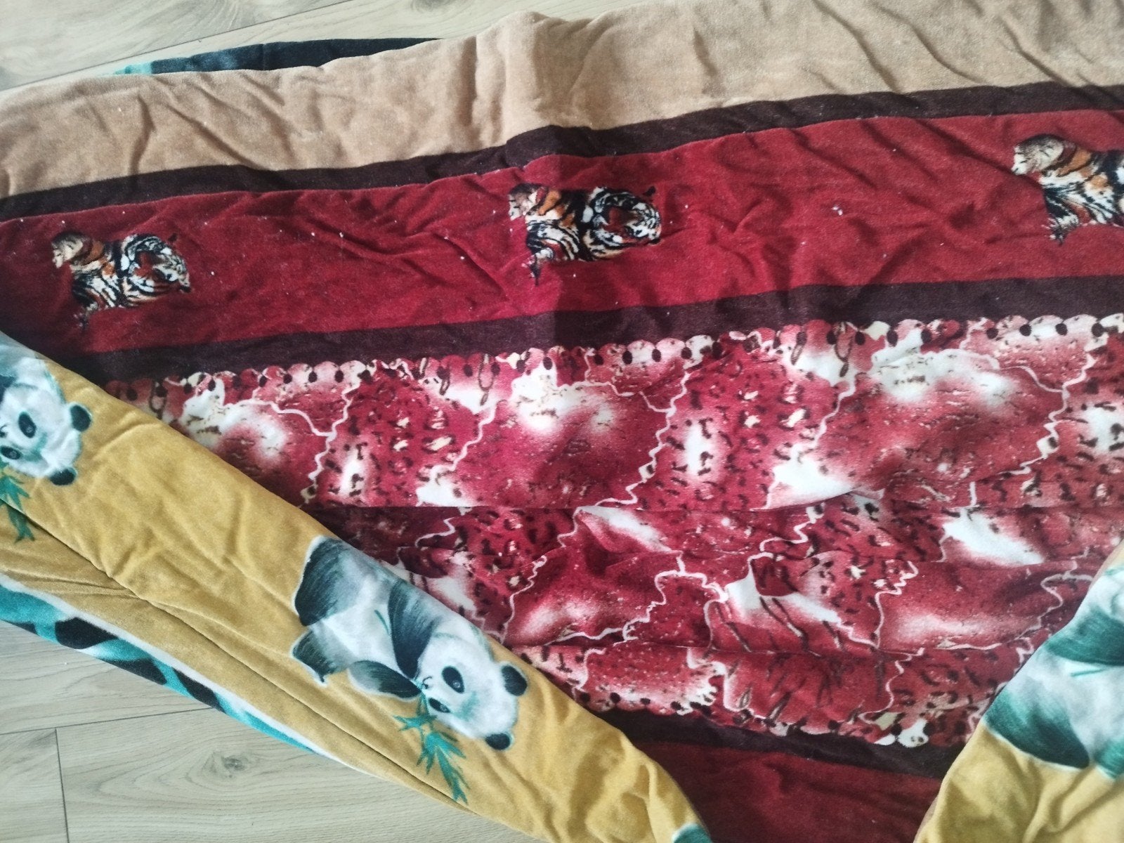 grote sprei voor 2 persoonsbed en kleine konijnen deken, Ophalen