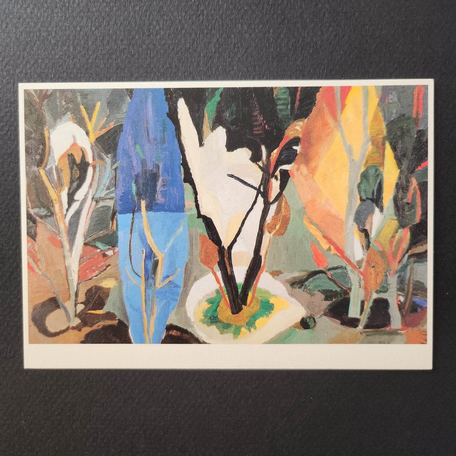 Kunstkaart Hans Ebeling Koning - Struiken, Verzenden, 1980 tot heden, Ongelopen, Cultuur en Media