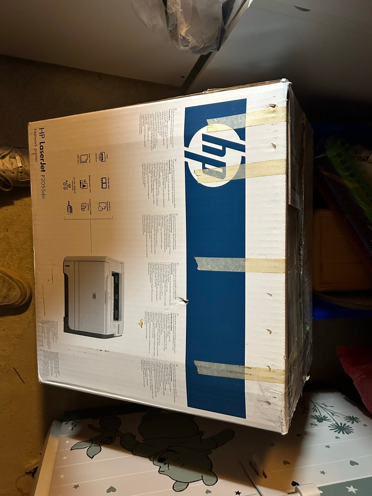 HP LaserJet P2055dn Netwerkprinter, Computers en Software, Printers, Zwart-en-wit printen, Gebruikt, Printer, Ophalen of Verzenden