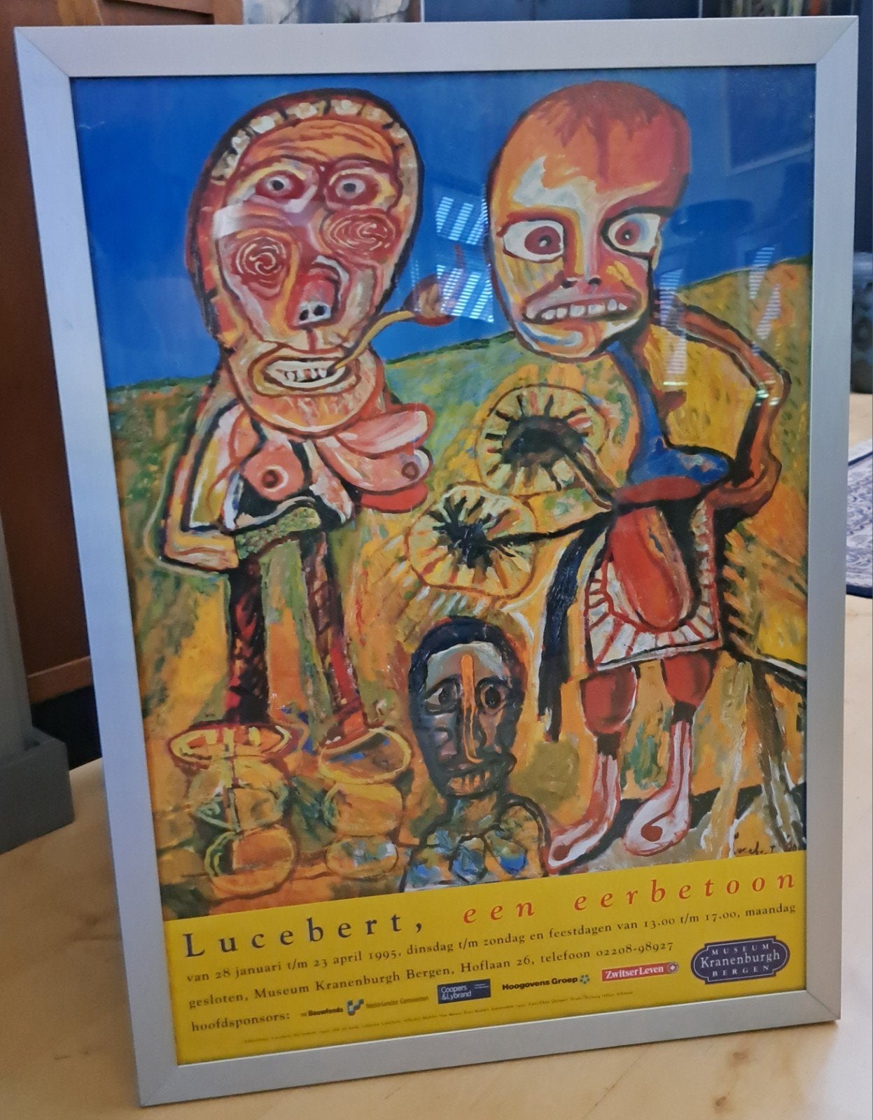 Tentoonstellingsposter Lucebert, Ophalen