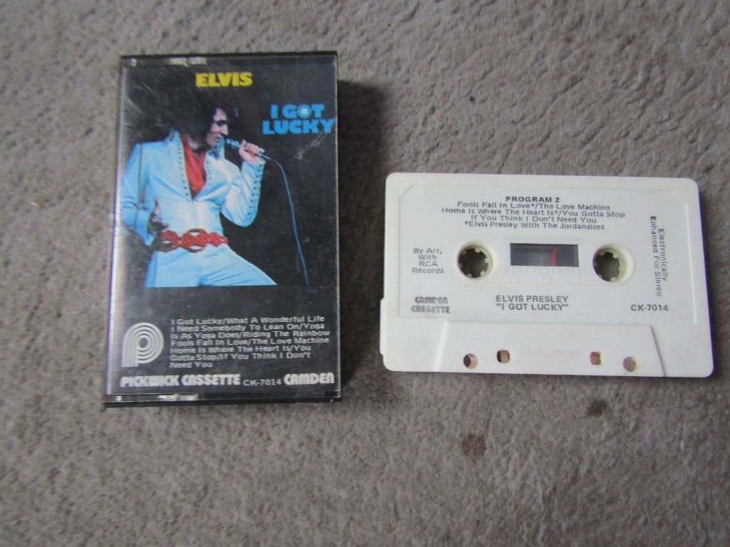 Cassette: Elvis Presley - I got lucky, Cd's en Dvd's, Cassettebandjes, Gebruikt, 1 bandje, Ophalen of Verzenden, Origineel