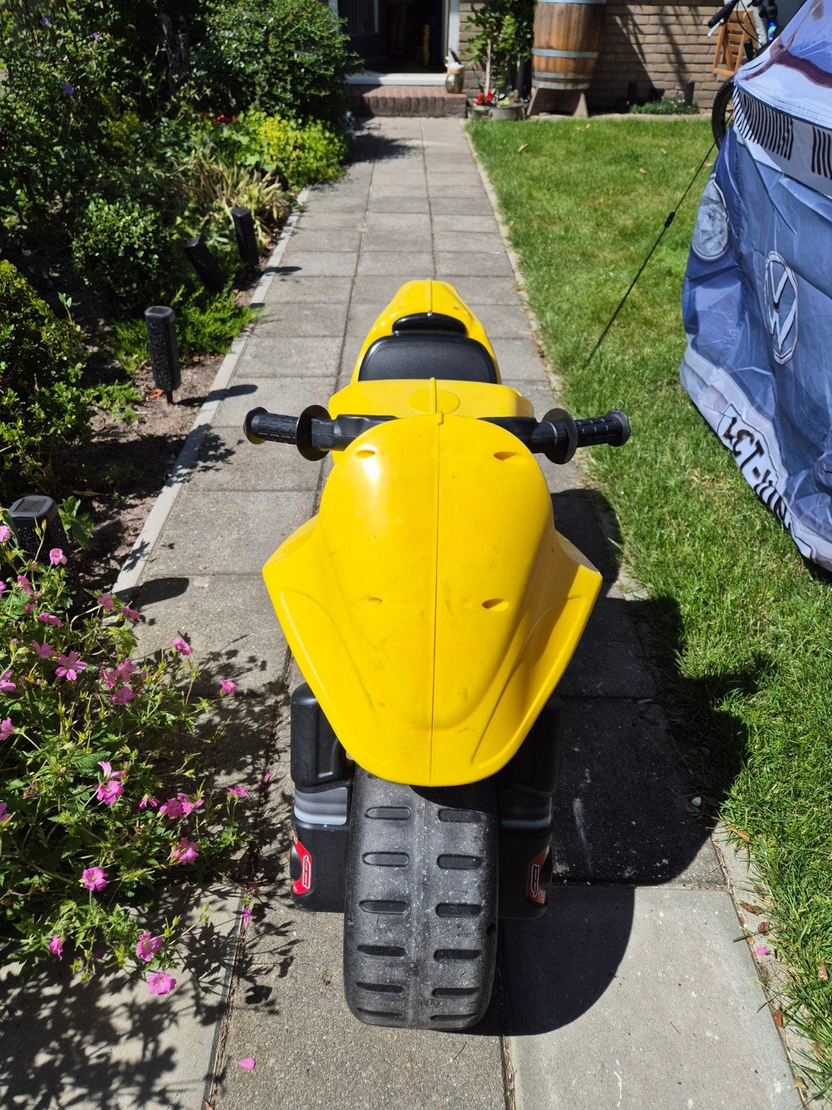 Gele loopmotor voor kinderen, Kinderen en Baby's, Ophalen, Gebruikt
