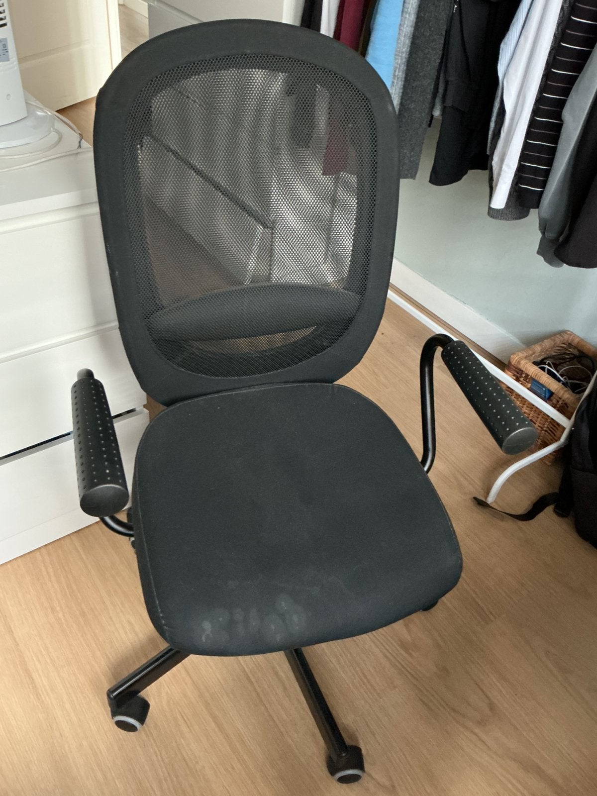 Bureaustoel Ikea GRATIS, Huis en Inrichting, Bureaustoelen, Ophalen, Gebruikt, Zwart, Bureaustoel