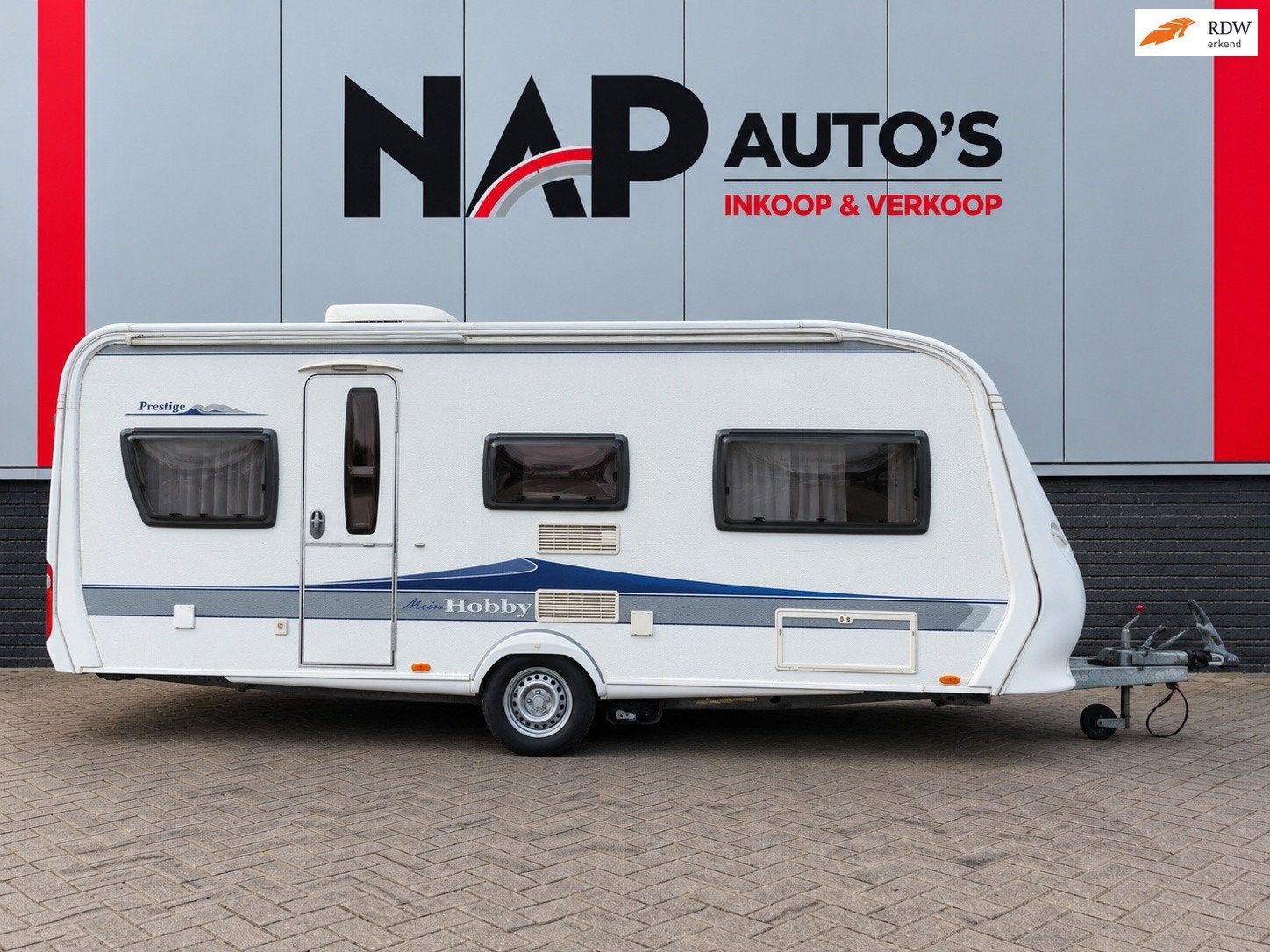Hobby 24 Airco, Caravans en Kamperen, Hobby, Bedrijf, Douche, 1000 - 1250 kg