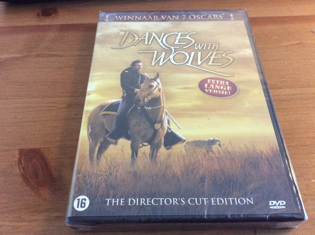 dances with wolves dvd. nieuw in folie, Vanaf 16 jaar, Ophalen of Verzenden, Nieuw in verpakking