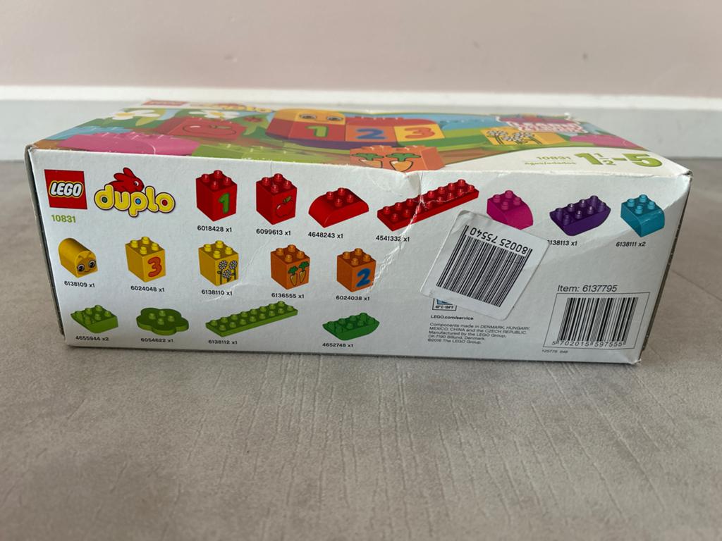 LEGO Duplo 10831 Mijn Eerste Rups - Leer Bouwen & Tellen, Ophalen of Verzenden, Zo goed als nieuw, Overige merken