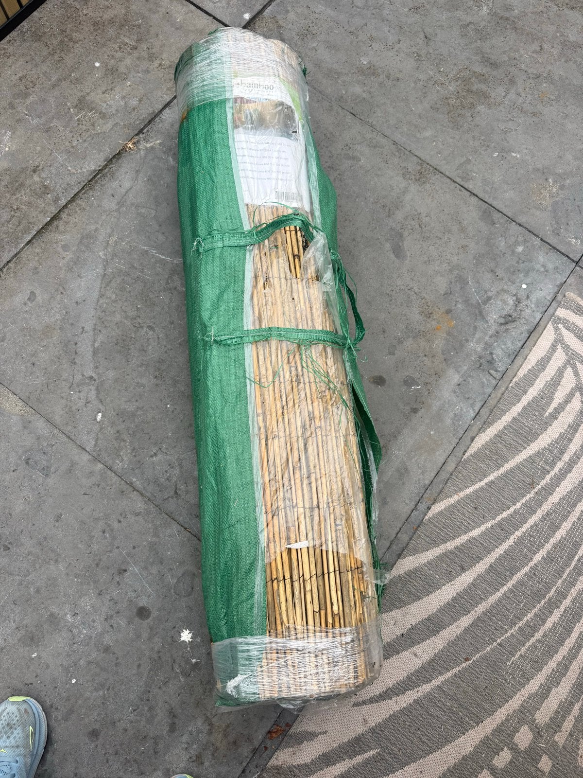 Rietmat op rol extra sterk 600x120 cm - Nieuw, Tuin en Terras, Schuttingen, Ophalen, Overige materialen, 1 tot 2 meter, 6 meter of meer