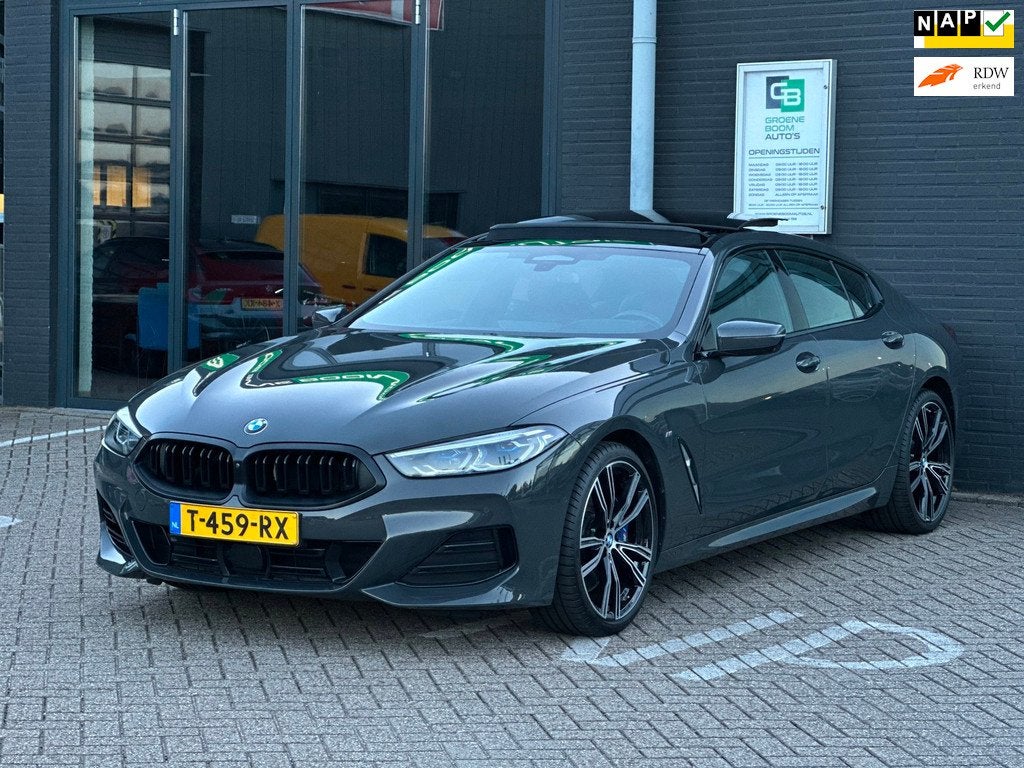 BMW 8-serie 840i/CARPLAY/CAMERA/PANO-DAK/NL-AUTO NAP!, Auto's, BMW, Bedrijf, Te koop, 8-Serie, 360° camera, ABS, Achteruitrijcamera