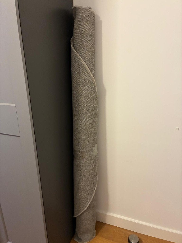 Vloerkleed Stoense Rond Ikea 195 cm diameter, Ophalen, Gebruikt, 150 tot 200 cm, Rond