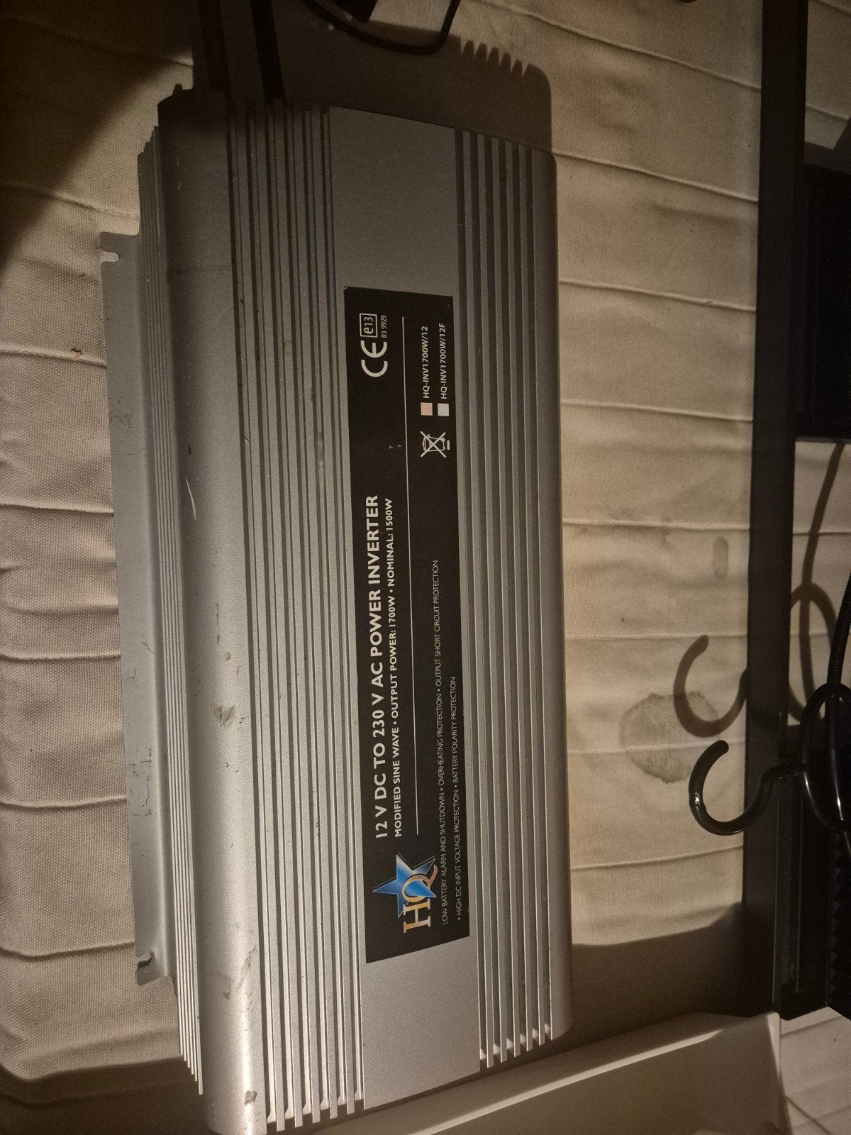 HQ 12V DC naar 230V AC Omvormer 1500W, Ophalen of Verzenden