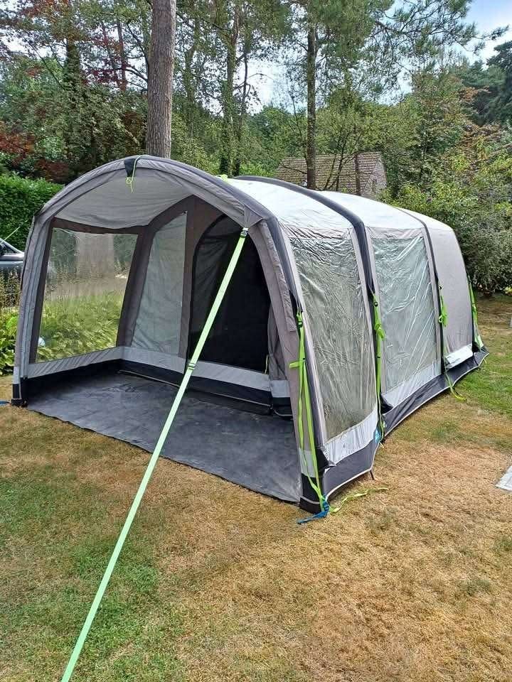Kampa Hayling 4 Classic Air Pro Katoenen Tunneltent, Caravans en Kamperen, Ophalen, Gebruikt, Tot en met 4