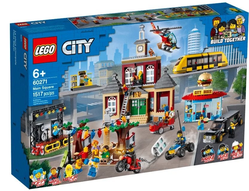 Lego City Marktplein (60271) NIEUW, City, Lego, Nieuw, Ophalen of Verzenden