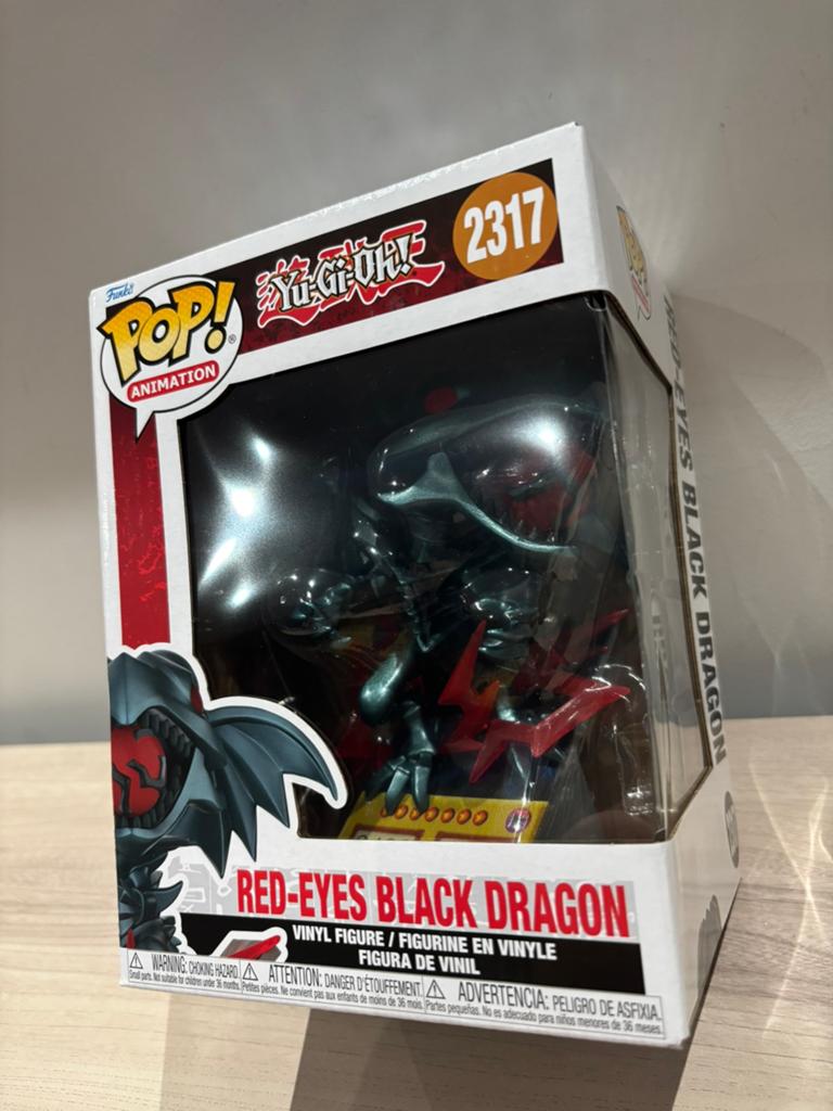 Funko Pop Yu-Gi-Oh! Red-Eyes Black Dragon #2317, Funko Europe, Ophalen of Verzenden, Zo goed als nieuw, 4th floor, 1 Queen Caroline St, London W6 9YN, Verenigd Koninkrijk