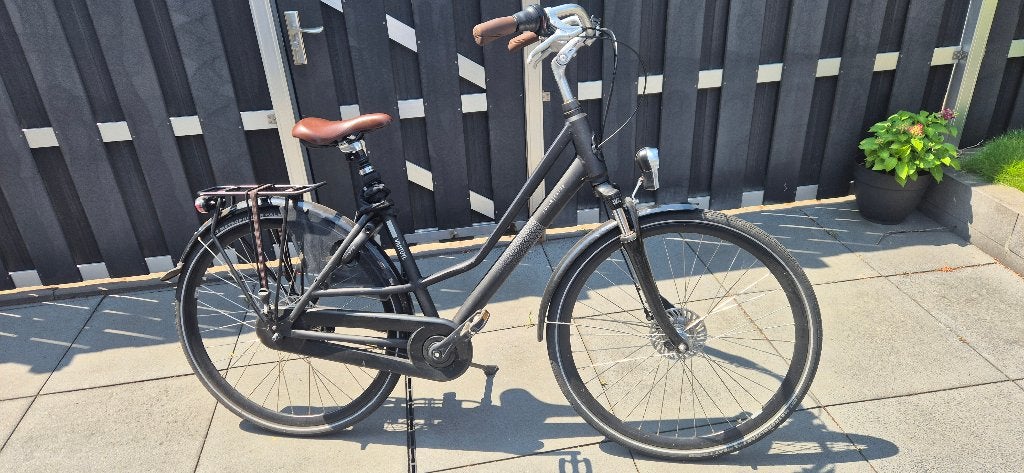 T.K DAMESFIETS MERK VAN TUYL LUNAR/EXTRA !!!!, Gebruikt, Versnellingen, 50 tot 53 cm, Schijfrem
