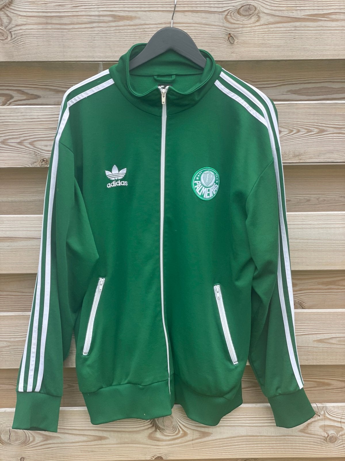 Retrojack Adidas Palmeiras, Overige maten, Ophalen of Verzenden, Voetbal, Gedragen