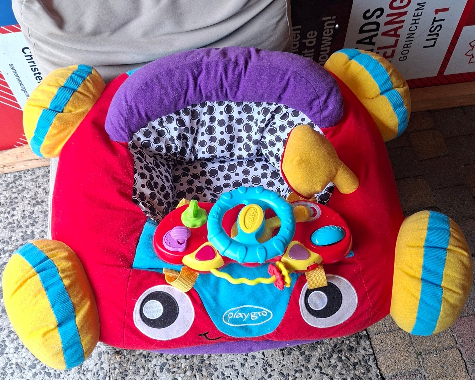 Playgro Comfy Car Babyzitje, Ophalen, Gebruikt, Overige typen, Met geluid