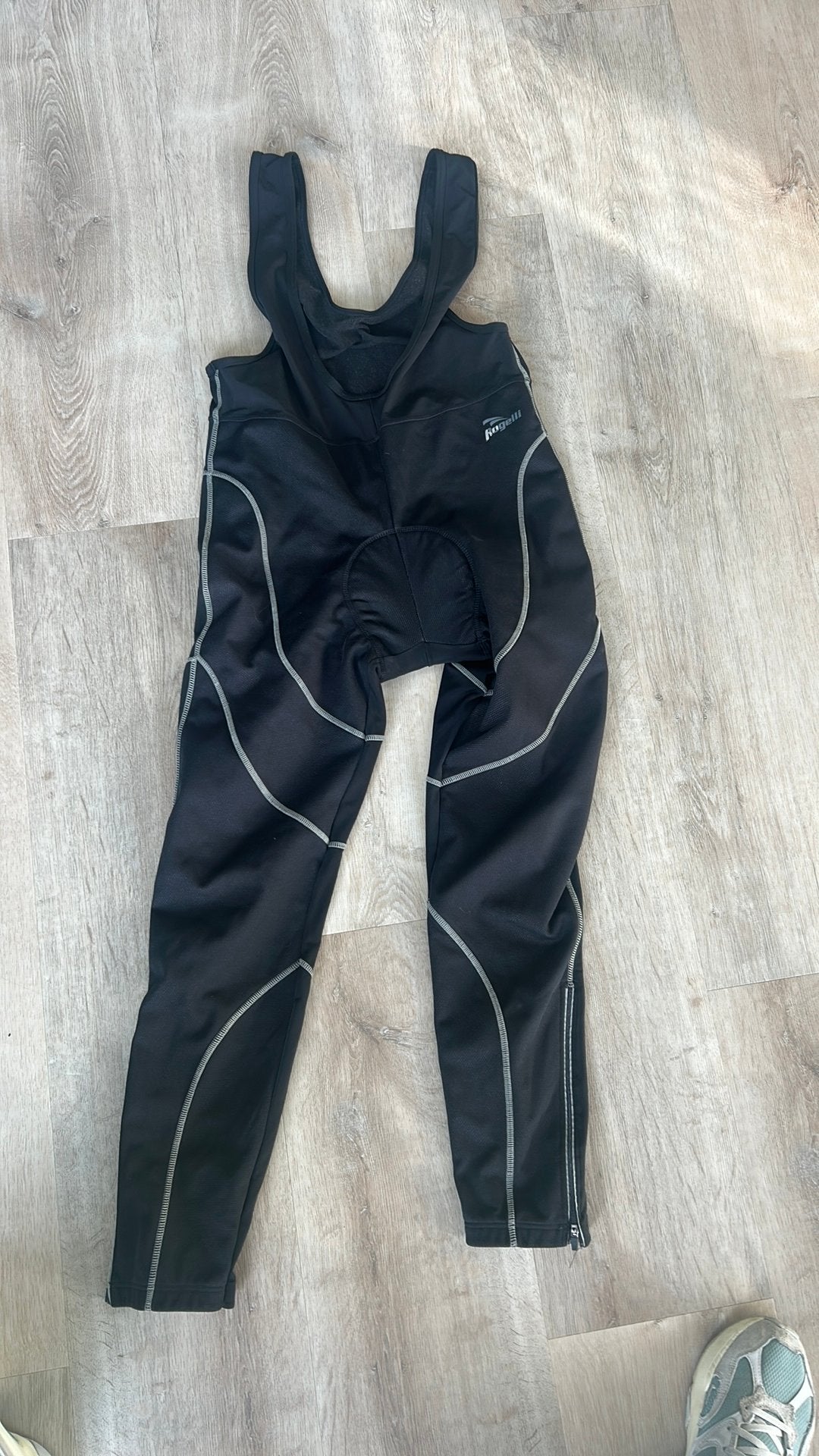 Rogelli xl fiets broek bib zeem zwart winter dames, Ophalen of Verzenden, Zo goed als nieuw, Dames, XL