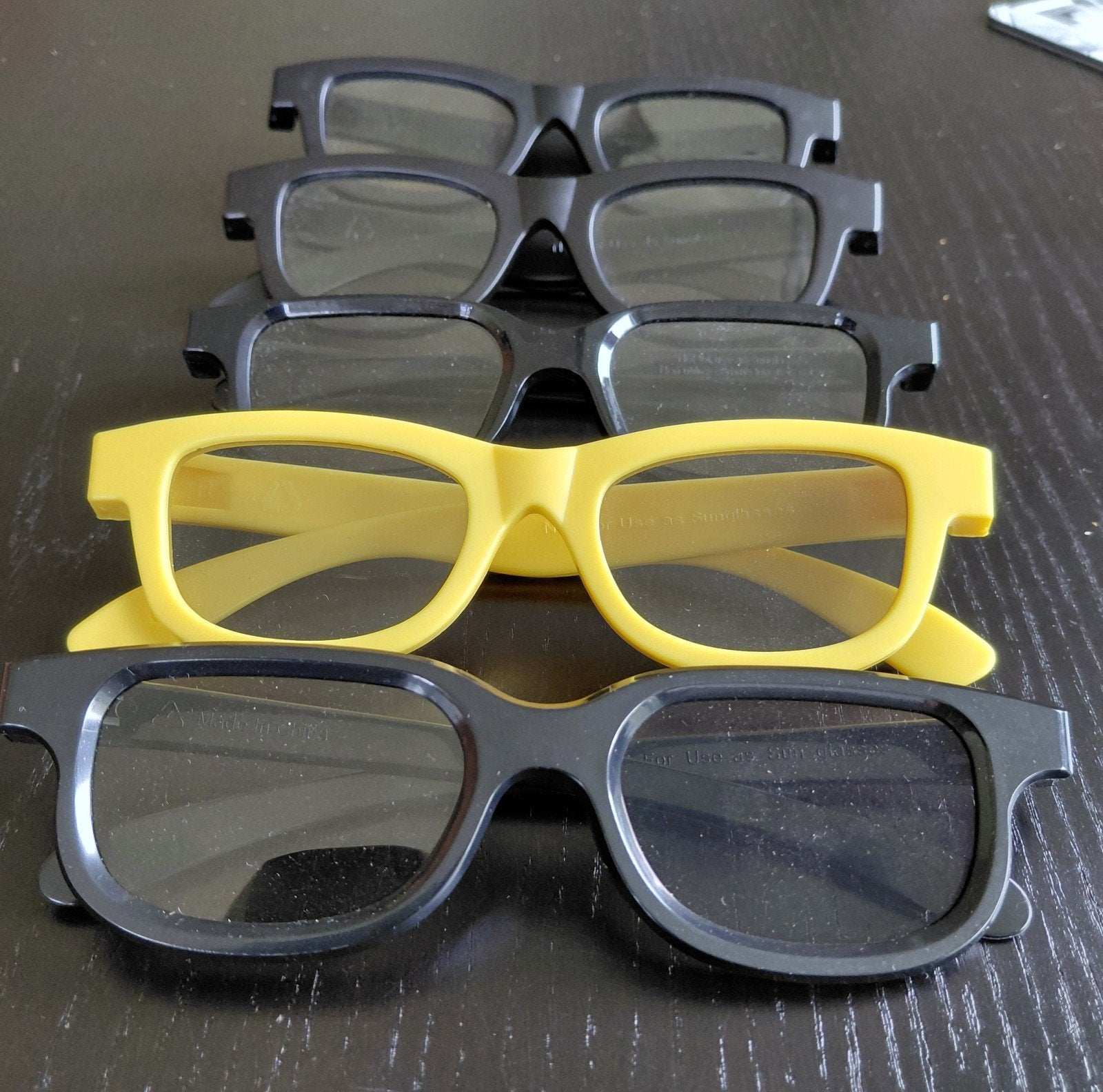5x een 3 D bril voor thuis of bioscoop, Ophalen of Verzenden, Zo goed als nieuw