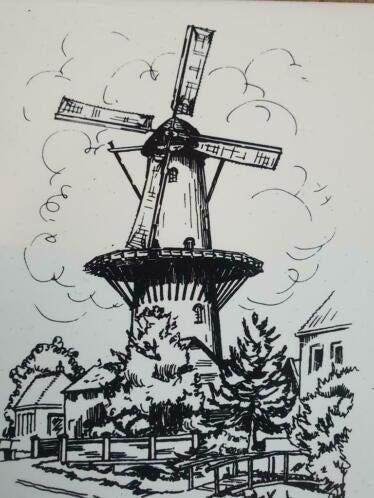 Tegel wateringen molen windlust 1e westlandse molendag 1994, Ophalen