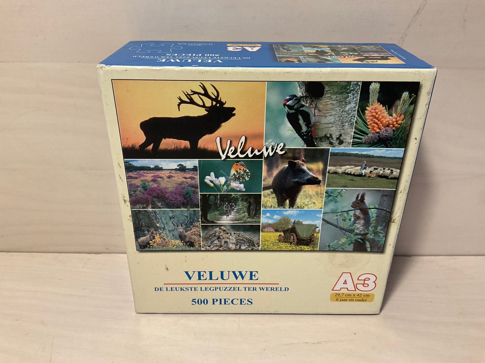 A3 Veluwe 500 stukjes de leukste legpuzzel ter wereld, Hobby en Vrije tijd, Ophalen of Verzenden, 500 t/m 1500 stukjes, Zo goed als nieuw