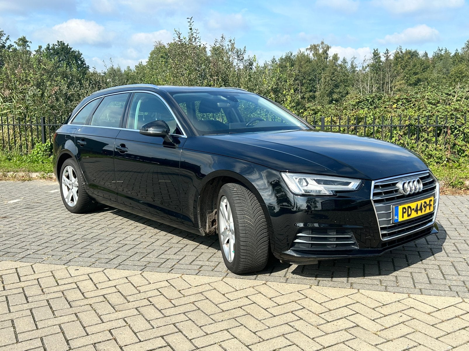 Audi A4 2.0 Tfsi Ultra 2017 Zwart, Auto's, 1984 cc, 1435 kg, A4, Zwart