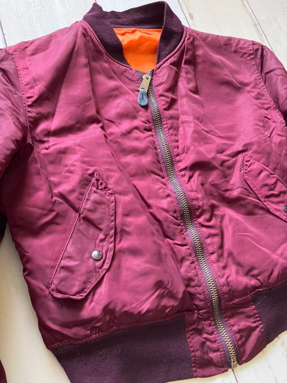 Origineel USA 90’s vintage Alpha Industries MA-1 bomberjas L, Kleding | Heren, Verzenden, Gedragen, Maat 52/54 (L)