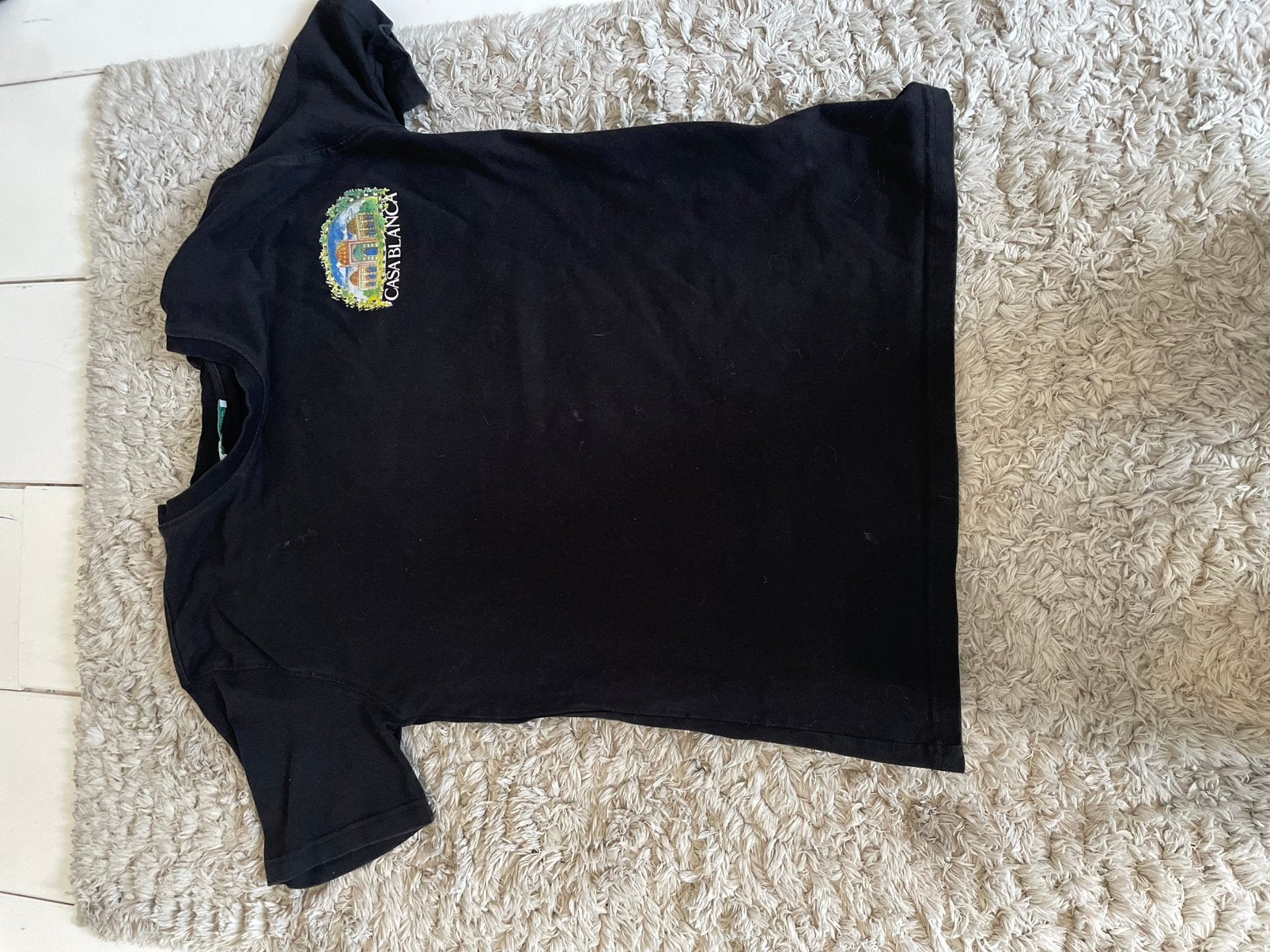 T-Shirt Casablanca goede kwaliteit, Ophalen of Verzenden, Zo goed als nieuw, Zwart