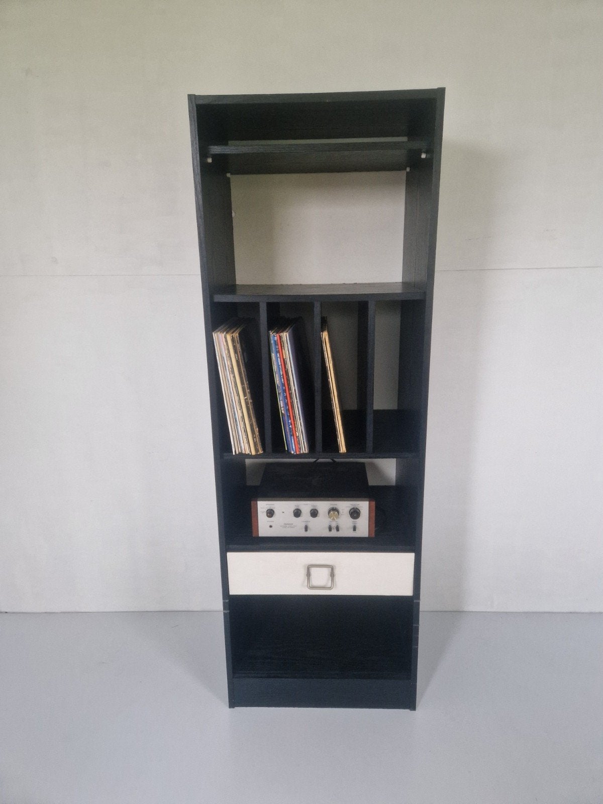 Vintage lp vinyl platen kast design jaren 60/70., Onbekend, Ophalen of Verzenden, Onbekend, 25 tot 50 cm