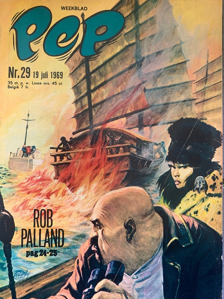 Weekblad PEP  NR. 29 - 19 juli 1969, Boeken, Eén stripboek, Ophalen of Verzenden, Gelezen