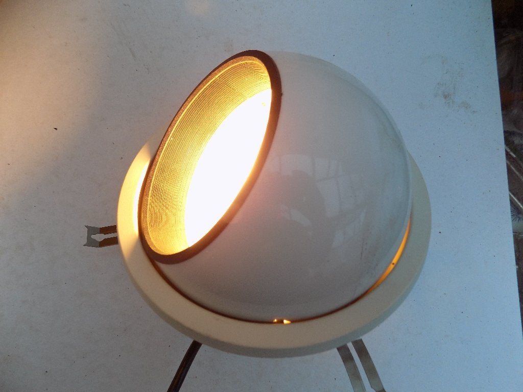 Inbouwspot bol wit jaren 80 Lumiance Concord, Ophalen, Gebruikt