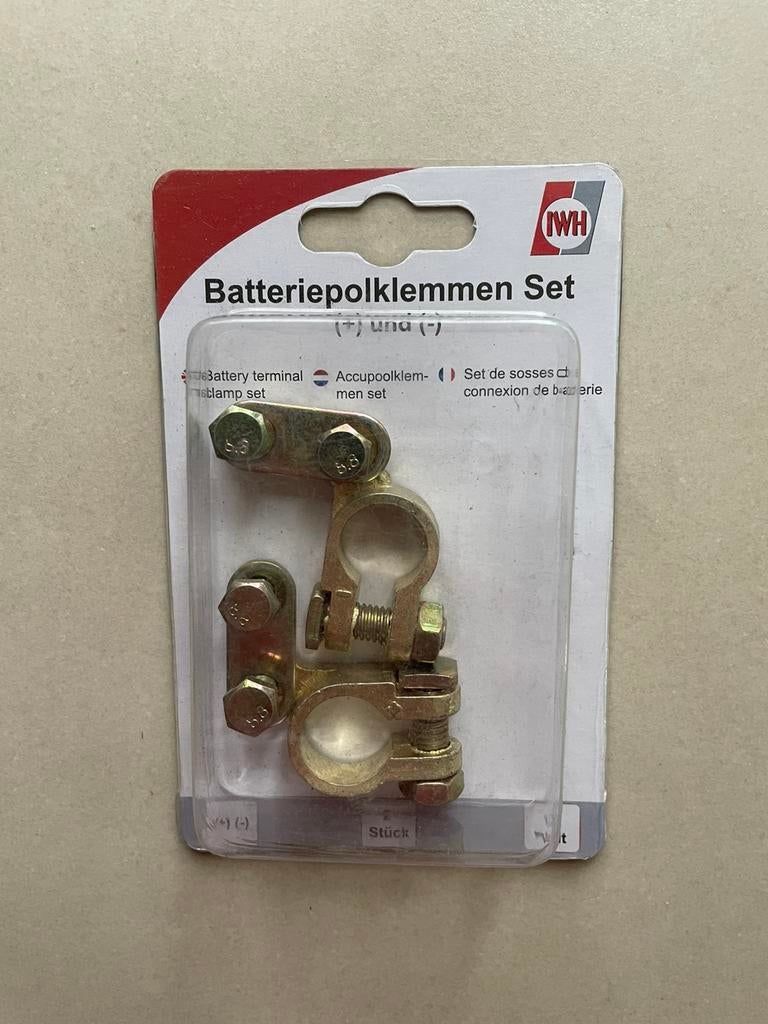 Set klemmen voor accupolen nieuw, Auto-onderdelen, Ophalen, Nieuw