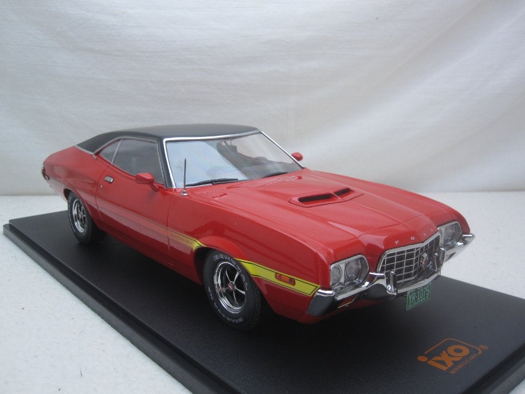 Ford Gran Torino Sport 2-door 1972 1:18 IXO/MCG, Ophalen of Verzenden, Nieuw, Auto, Overige merken