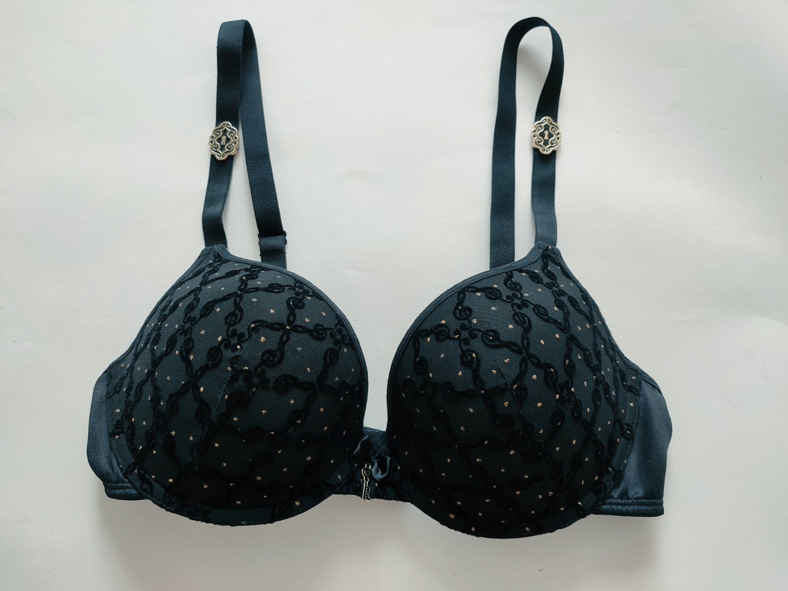 Push up BH 80 C Marlies Dekkers Luxe zwart gouden accenten, Marlies Dekkers, Ophalen of Verzenden, Zwart, BH